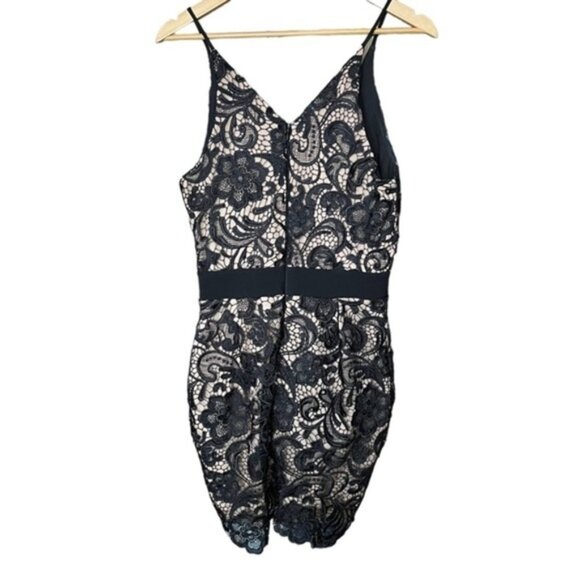 Dress the Population Ava Lace Special Event Cocktail Dress Women Size Medium - Picture 5 of 8